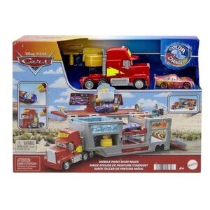 Disney Pixar Cars Mobile Paint Shop Mack Truck & Accessories